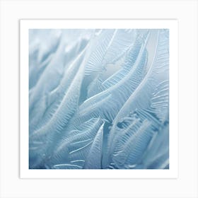 Frost On Glass 1 Art Print