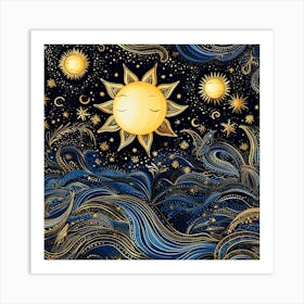 Starry Night 20 Art Print