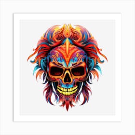 Day Of The Dead Skull Art Print