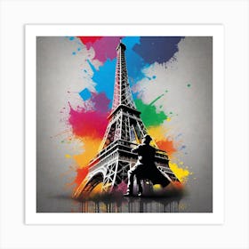 Paris Eiffel Tower 42 Art Print