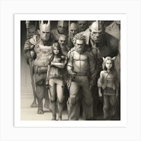 Guardians Of The Galaxy Art Print