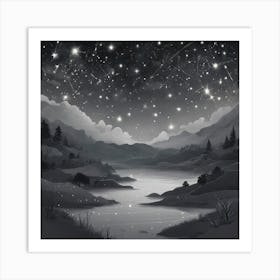 Night Sky Art Print