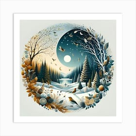 Winter Landscape Art Print