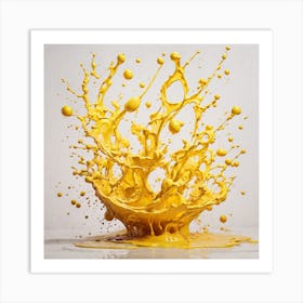 Splash Of Yellow Art Print