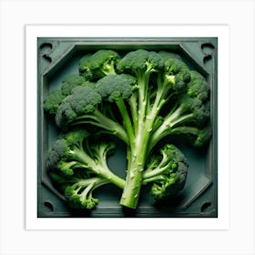 Broccoli In A Box 2 Art Print