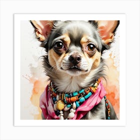 Chihuahua Painting Art Print