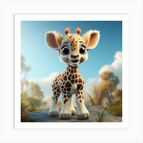 Giraffe 27 Art Print