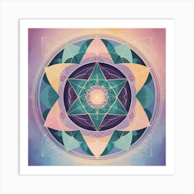 Star Mandala Art Print