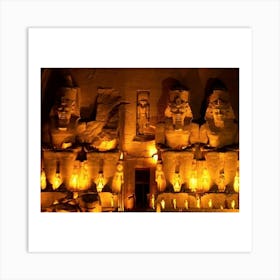 Egyptian Temple 43 Art Print