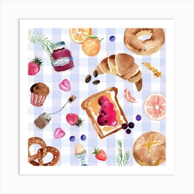 Breakfast Table Art Print