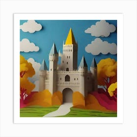 Paper Castle 1 Art Print