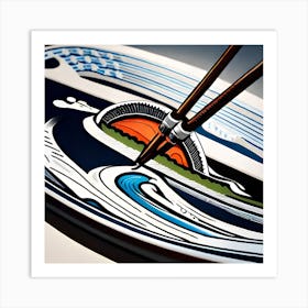 Japanese Chopsticks Art Print