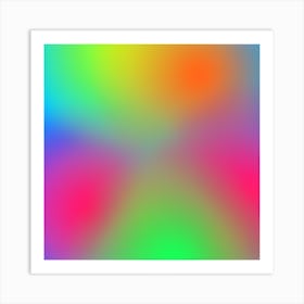 Abstract Colorful Background 17 Art Print