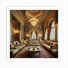 Palace Living Room 1 Art Print