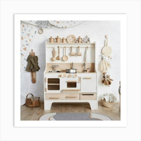 Wooden Play Kitchen (1) 2024 05 17t210652 Art Print