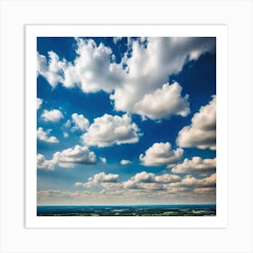 Cloudy Sky 5 Art Print