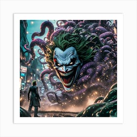 Joker yin Art Print