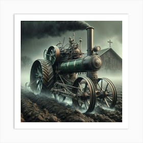 Steam Engine 2 Art Print