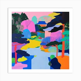 Colourful Gardens Rikugien Gardens Japan 3 Art Print