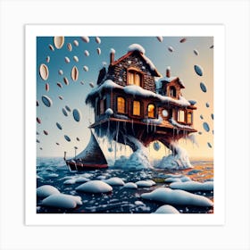 House On Water Art Print