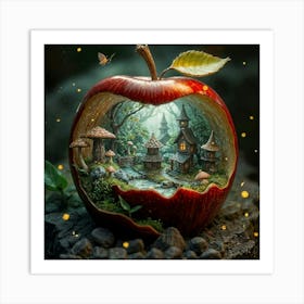 Fairytale Apple Art Print