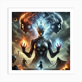 Queen Sorath Redemption Struggle Art Print