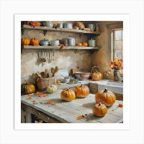 Vintage farmhouse kitchen #6 Art Print