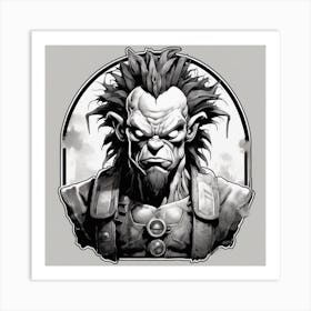 Warcraft Character Portrait Art Print