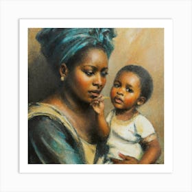 Mother And Child Art Print