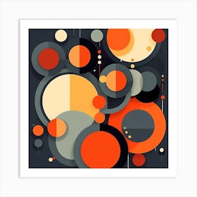 Abstract Circles Art Print