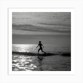 into the water silver 1 Art Print
