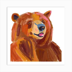 Brown Bear 04 Art Print