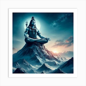 Lord Shiva 3 Art Print