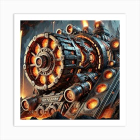 Tectonic Drillers Weaponry Art Print