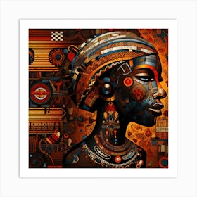 African Woman 32 Art Print