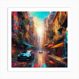 Urban Street Art Art Print