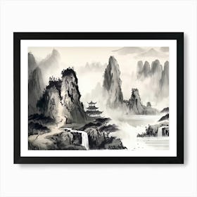 Chinese Landscape 2 Art Print