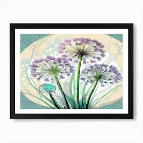 Allium 17 Art Print