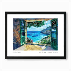 Mallorca From The Window Series Poster Painting 1 Art Print