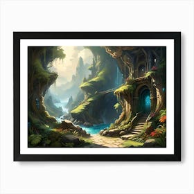 middle of somewhere Art Print