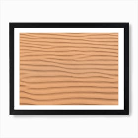 Pattern Of Sand Art Print