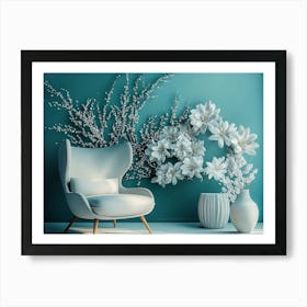 Flowers In A Room Art Print