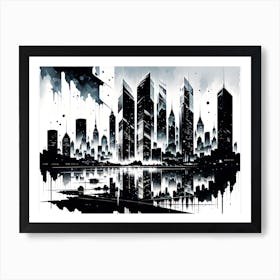 Cityscape 34 Art Print