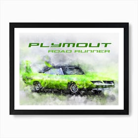 Plymouth Road Runner, 1970 Art Print