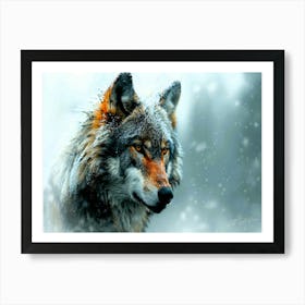 Wolfhound - Lone Wolf Art Print