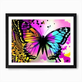 Colorful Butterfly 13 Art Print