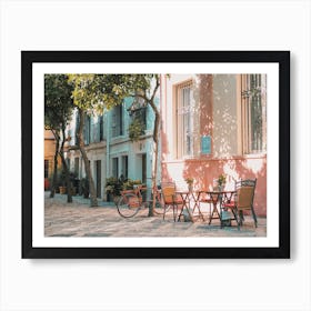 Cafe Patio Art Print