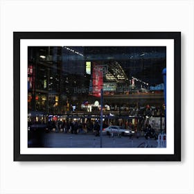 Berlin At Night Art Print