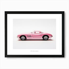 Toy Car 55 Corvette Pink Poster Art Print