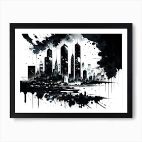 Cityscape 48 Art Print